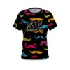 Motiv Multi-Colored Mustache CoolWick Bowling Jersey