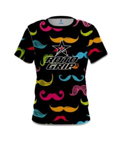 Roto Grip Multi-Colored Mustache CoolWick Bowling Jersey