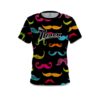 Track Multi-Colored Mustache CoolWick Bowling Jersey