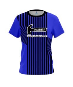 Hammer Blue Slain CoolWick Bowling Jersey