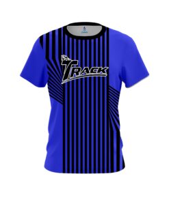Track Blue Slain CoolWick Bowling Jersey