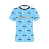 900 Global Baby Blue Mustache CoolWick Bowling Jersey