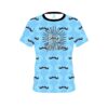 Big Bowling Baby Blue Mustache CoolWick Bowling Jersey