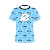 Ebonite Baby Blue Mustache CoolWick Bowling Jersey