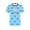 Motiv Baby Blue Mustache CoolWick Bowling Jersey