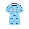 Radical Baby Blue Mustache CoolWick Bowling Jersey