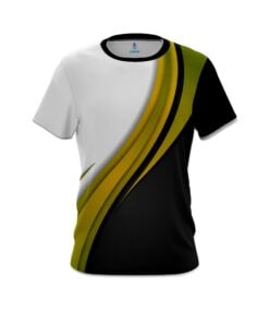 Plain Golden Flutter CoolWick Bowling Jersey
