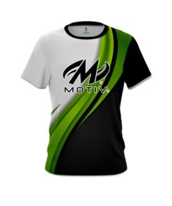 Motiv Green Flutter CoolWick Bowling Jersey