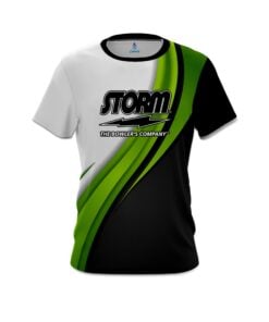 Storm Green Flutter CoolWick Bowling Jersey