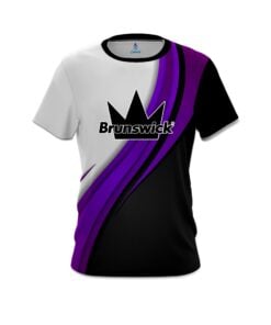 Brunswick Purple Flutter Coolwick Bowling Jersey