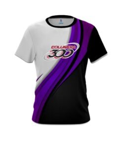 Columbia 300 Purple Flutter CoolWick Bowling Jersey