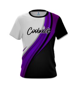 Signature Purple Flutter CoolWick Bowling Jersey