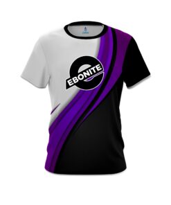 Ebonite Purple Flutter CoolWick Bowling Jersey