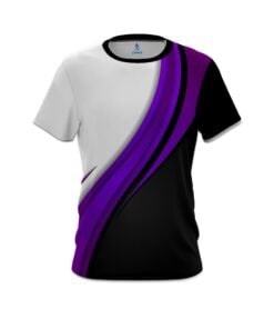 Plain Purple Flutter CoolWick Bowling Jersey