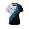 900 Global Blue Flutter CoolWick Bowling Jersey
