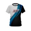 Columbia 300 Blue Flutter CoolWick Bowling Jersey