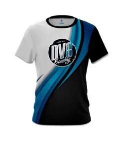 DV8 Blue Flutter CoolWick Bowling Jersey