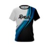 Radical Blue Flutter CoolWick Bowling Jersey