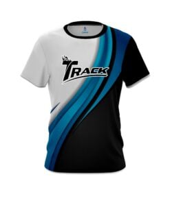 Track Blue Flutter CoolWick Bowling Jersey