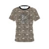 Big Bowling Brown Plaid Mustache CoolWick Bowling Jersey