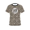 DV8 Brown Plaid Mustache CoolWick Bowling Jersey