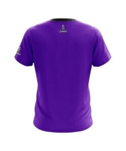 Alternative view of Plain Purple CoolWick Bowling Jersey
