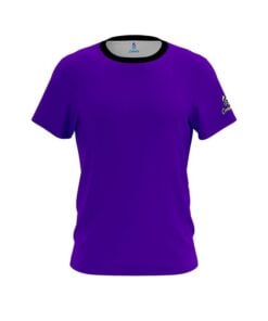 Plain Purple CoolWick Bowling Jersey