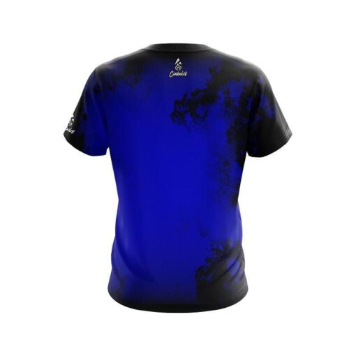 Toxic Rugged Blue Smoke CoolWick Bowling Jersey - Image 2