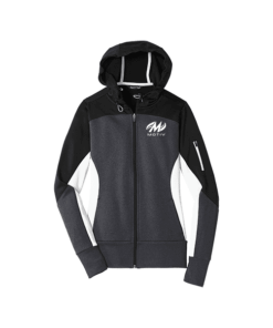 Motiv Women's Fleece GT1 Colorblock Full Zip Hooded Jacket