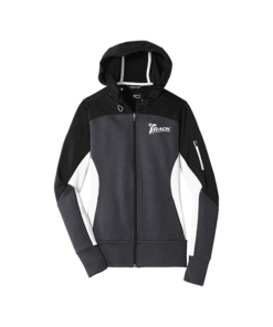 Track Women's Fleece Tundra Colorblock Full Zip Hooded Jacket