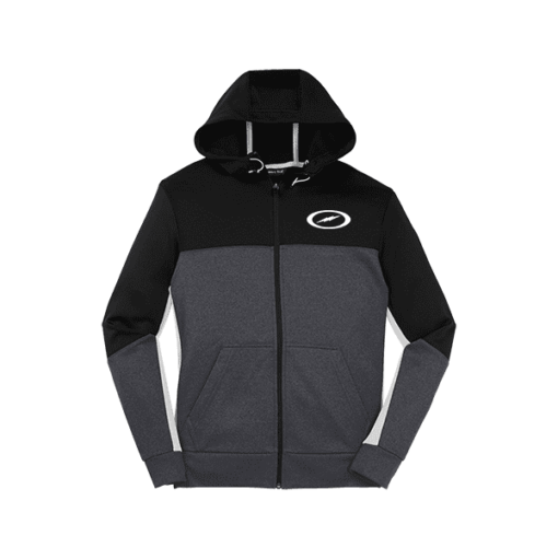 Storm Men's Fleece Colorblock Full Zip Hooded Jacket