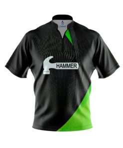 Hammer Carbon Green Swirl CoolWick Bowling Jersey 