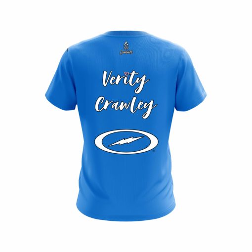 Verity Crawley Electric Blue Replica CoolWick Bowling Jersey - Image 2