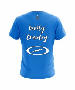 Alternative view of Verity Crawley Electric Blue Replica CoolWick Bowling Jersey