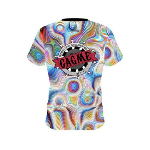 GAGME Rainbow Hallucinate CoolWick Bowling Jersey - Image 2