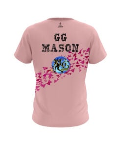 Alternative view of Gazmine "GG" Mason Storm Breast Cancer CoolWick Replica Bowling Jersey