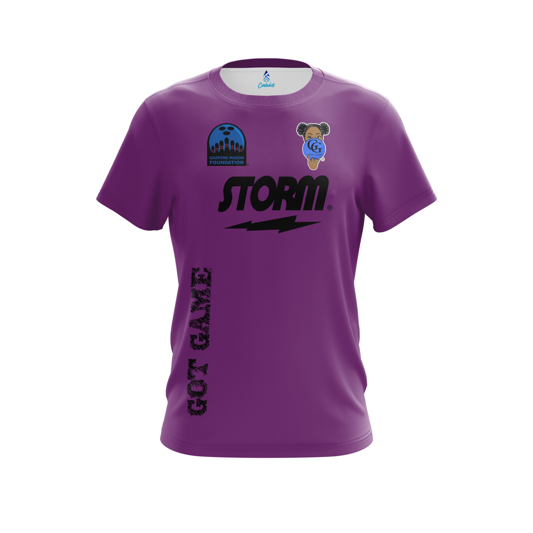 Gazmine "GG" Mason Storm Purple CoolWick Replica Bowling Jersey