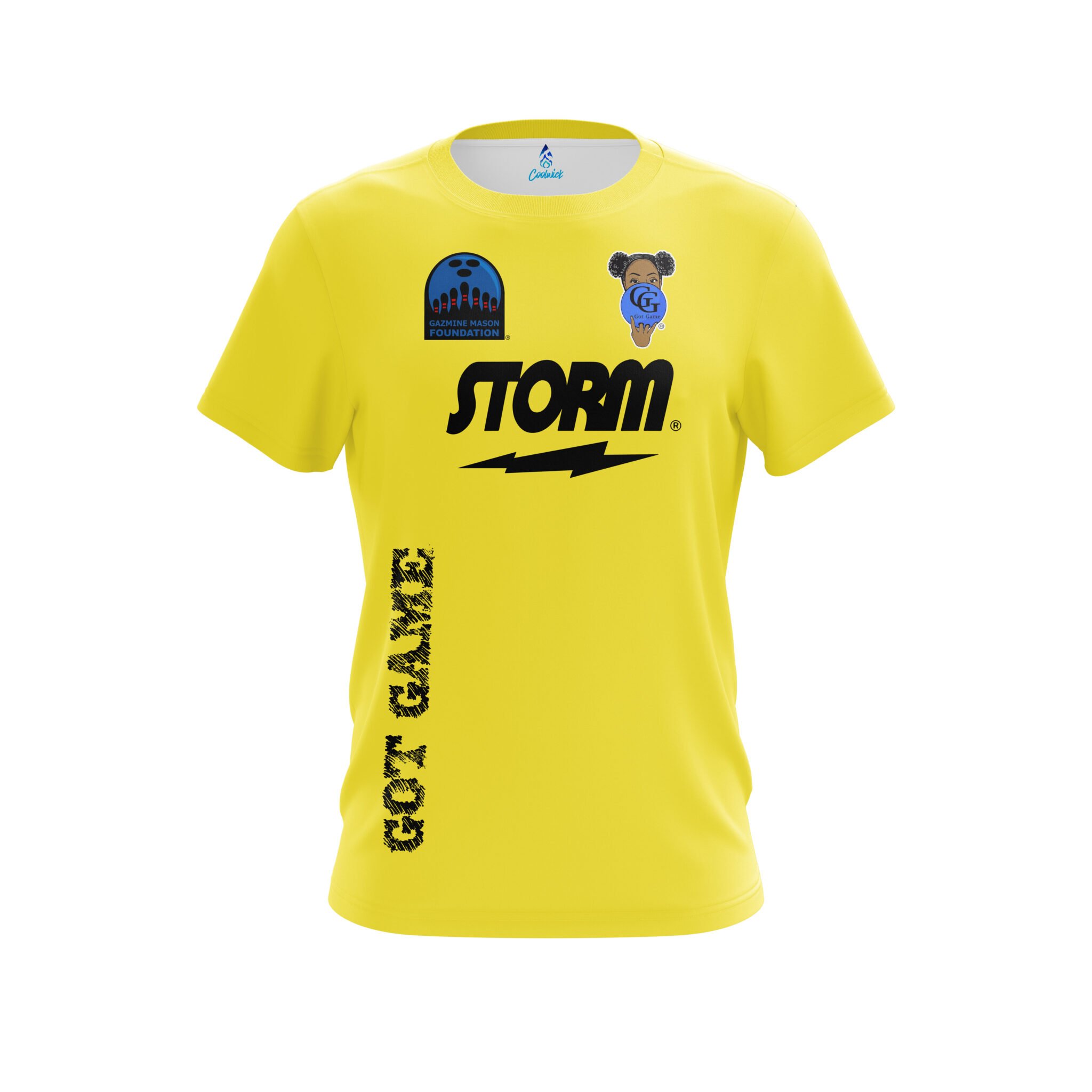 Gazmine "GG" Mason Storm Yellow CoolWick Replica Bowling Jersey
