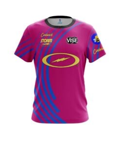 Josie Barnes Pink & Blue Swirls Replica CoolWick Bowling Jersey