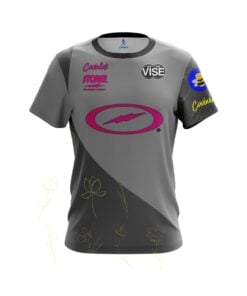 Josie Barnes Grey Yellow Flowers Replica CoolWick Bowling Jersey