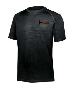 Hammer Quick Ship Black Orange Converge CoolWick Wicking Tee Quick Ship