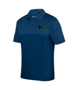 Signature Navy Tonal CoolWick Green Hammer Polo Quick Ship