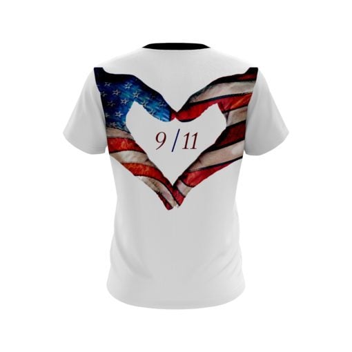 We Remember 9/11 Patriot Day Love CoolWick Bowling Jersey - Image 2