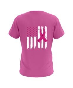 Alternative view of Pink Flag Warrior Breast Cancer Awareness CoolWick Jersey