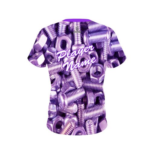 A2B Addicted2Bowling Jai Jones Purple Bolts CoolWick Jersey - Image 2