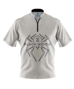 Hammer Black Widow Ghost Quick Ship CoolWick Sash Zip Bowling Jersey