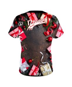 Alternative view of 12Bagger Holiday Gift Exchange Coolwick Bowling Jersey