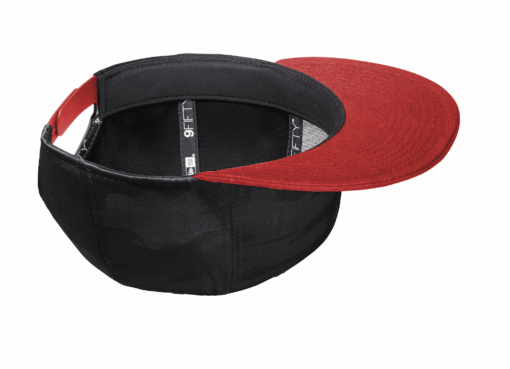 Roto Grip ASC New Era Camo Black Red Flat Bill Snapback CoolWick Hat - Image 3