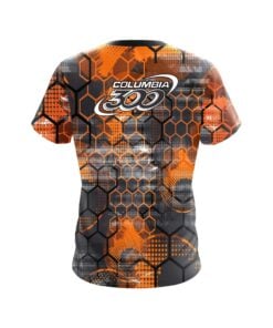 Alternative view of Columbia 300 Fire Honeycomb CoolWick Bowling Jersey