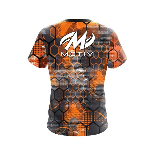 Motiv Fire Honeycomb CoolWick Bowling Jersey - Image 2